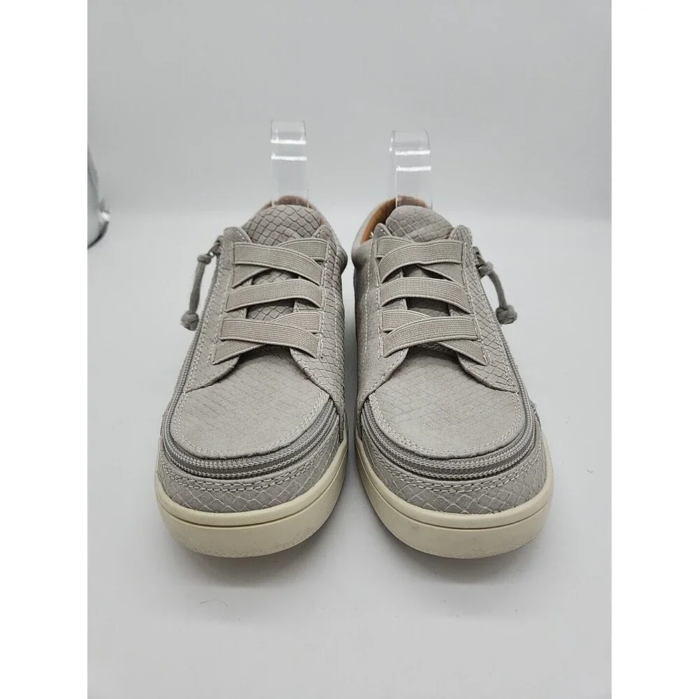Billy Gore Low Top Zip-On Sneakers Adaptive Gray Grey Womens 7M Missing Insoles